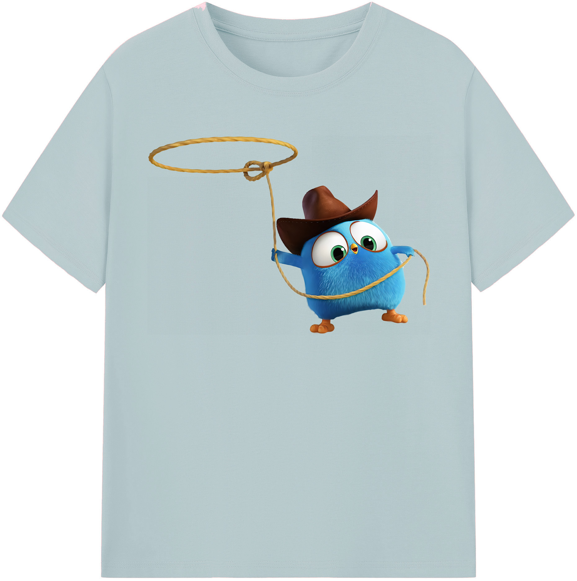 （画像用） Angry Birds アングリーバード 綿100％半袖Tシャツ（フロントプリント）